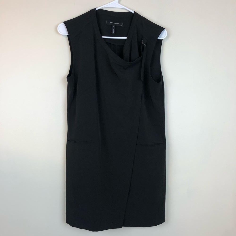 Robert Rodriguez Black Mini Dress Sleeveless Zip